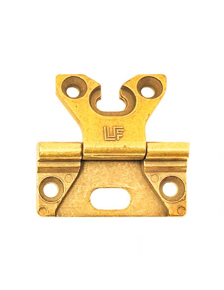 Cerniera LF per mobile collo basso ottonata 40x38 mm