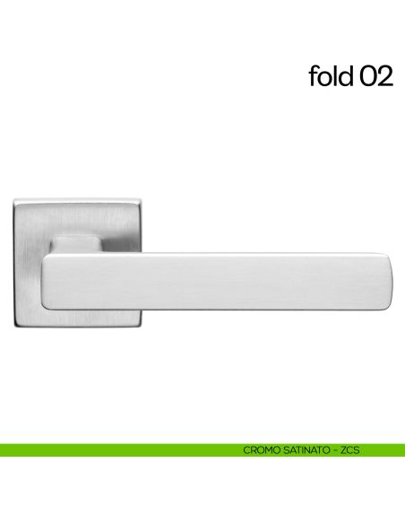 Maniglia per porta Fold 02 dnd Handles cromo satinato