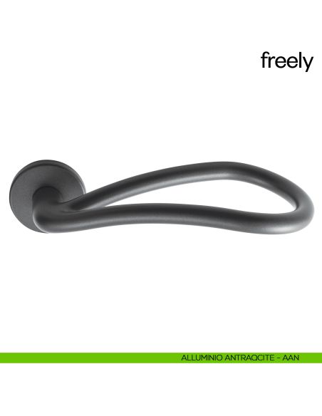 Maniglia per porta freely dnd handles alluminio antracite