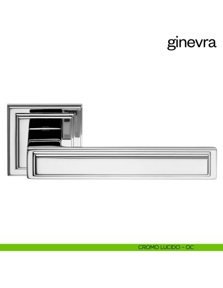 Maniglia per porta Ginevra dnd cromo lucido