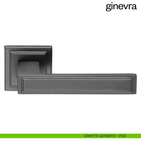 Maniglia per porta Ginevra dnd PVD grafite satinato