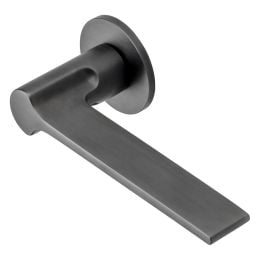 Maniglia per porta Ginkgo dnd Handles con rosetta fine 2