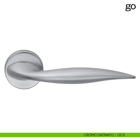 Maniglia per porta Go dnd Handles cromo satinato