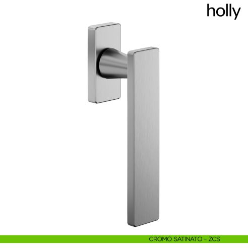 Maniglia per finestra martellina DK Holly dnd cromo satinato