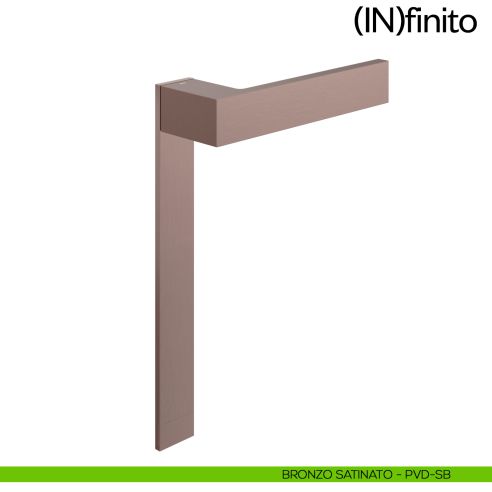 Infinito dnd handles placca corta cieca bronzo satinato