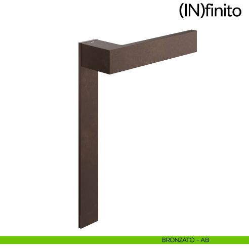 Infinito dnd handles placca lunga bronzato