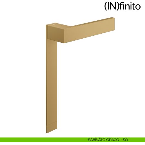 Infinito dnd handles placca lunga sabbiato opaco