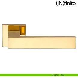 Maniglia per porta Infinito dnd handles con rosetta quadrata 2