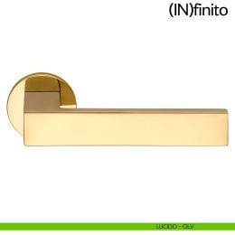 Maniglia per porta Infinito dnd handles con rosetta tonda 2