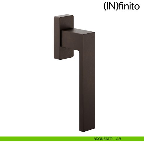 Maniglia per finestra martellina DK Infinito dnd Handles bronzato