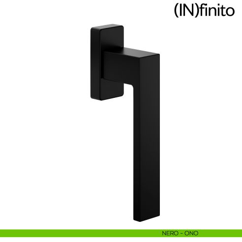 Maniglia per finestra martellina DK Infinito dnd Handles nero