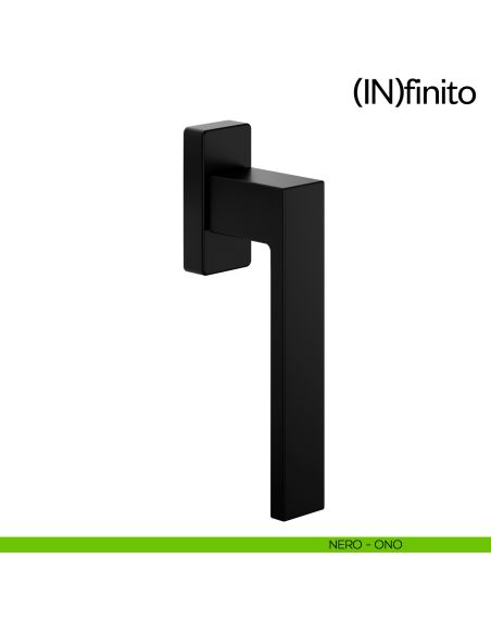 Maniglia per finestra martellina DK Infinito dnd Handles nero