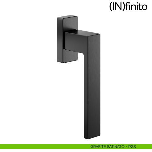 Maniglia per finestra martellina DK Infinito dnd Handles antracite