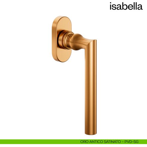 Maniglia per finestra martellina DK Isabella dnd oro antico satinato