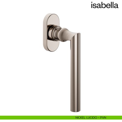 Maniglia per finestra martellina DK Isabella dnd nickel lucido