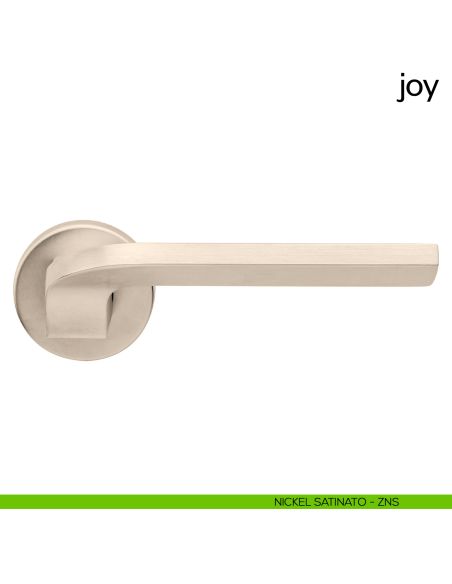 Maniglia per porta Joy dnd Handles nickel satinato