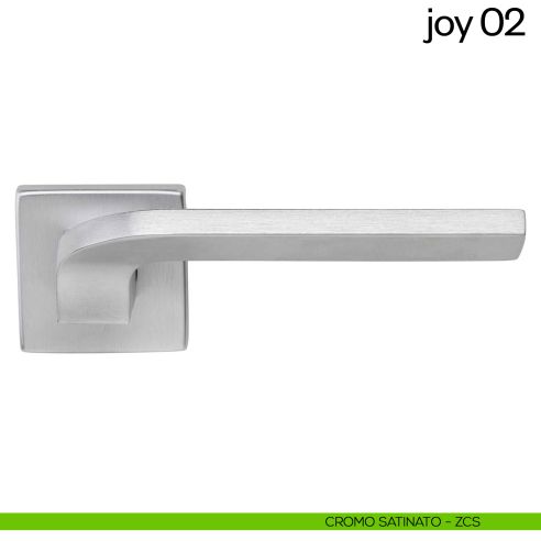 Maniglia per porta Joy 02 dnd Handles cromo satinato