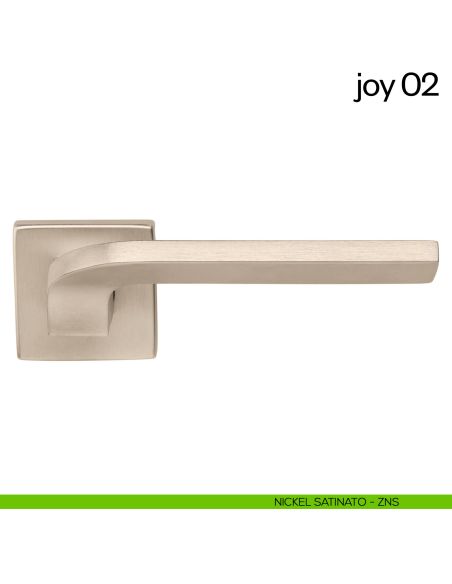 Maniglia per porta Joy 02 dnd Handles nickel satinato