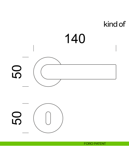 Maniglia per porta Kind of dnd Handles foro patent