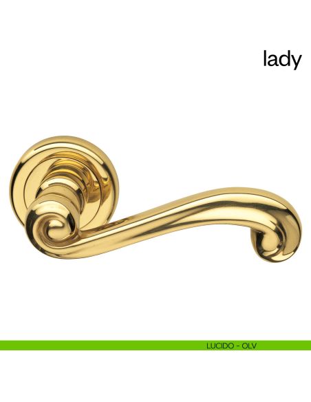 Maniglia per porta Lady dnd Handles lucido