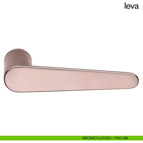 Maniglia per porta Leva dnd Handles con rosetta minimale Unico