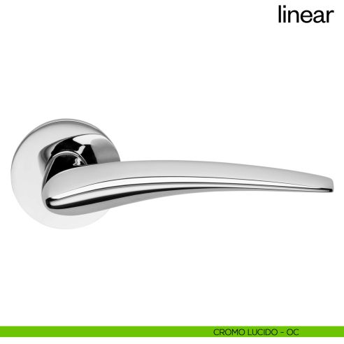 Maniglia per porta Linear dnd Handles cromo lucido