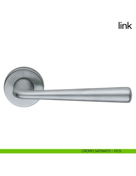 Maniglia per porta Link dnd Handles cromo satinato