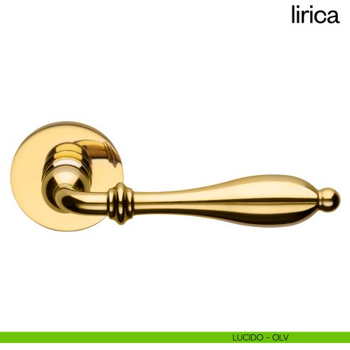 Maniglia per porta Lirica dnd Handles lucido