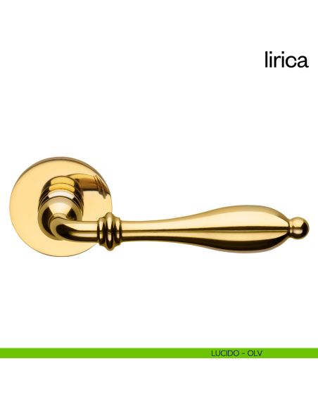 Maniglia per porta Lirica dnd Handles lucido