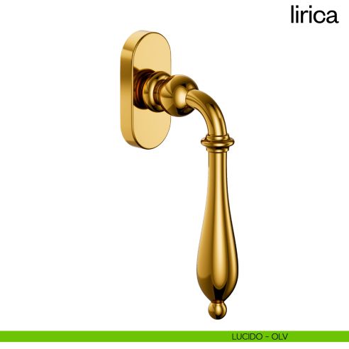 Maniglia per finestra martellina DK Lirica dnd Handles lucido