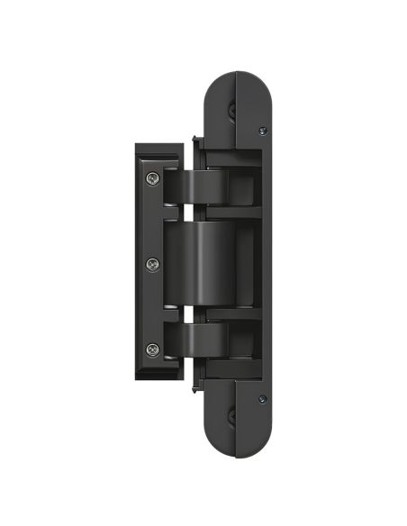 Cerniera per porta in vetro Simonswerk Tectus Glass TEG 310 2D 60 portata 60 kg - RAL 9005 nero opaco