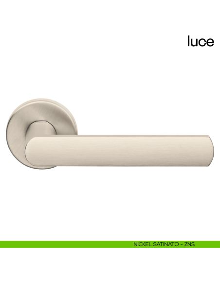 Maniglia per porta Luce dnd nickel satinato