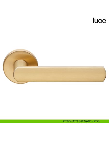 Maniglia per porta Luce dnd ottonato satinato