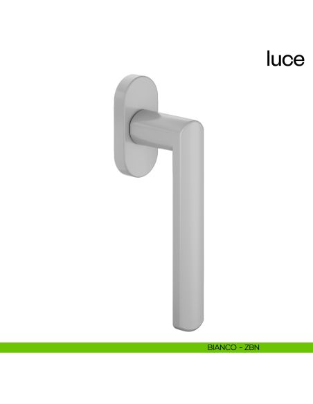 Maniglia per finestra martellina DK Luce dnd bianco