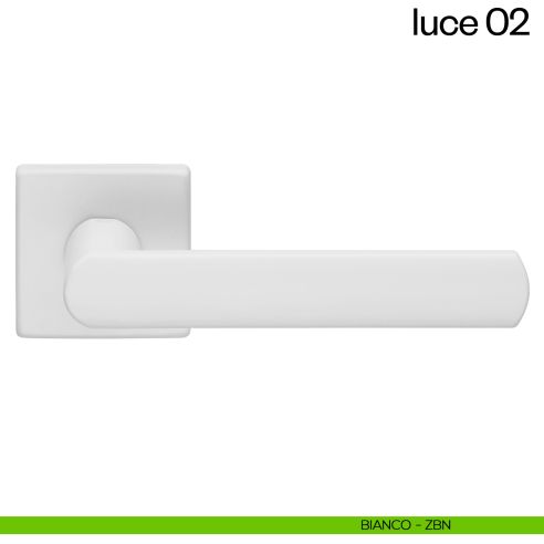 Maniglia per porta Luce 02 dnd bianco