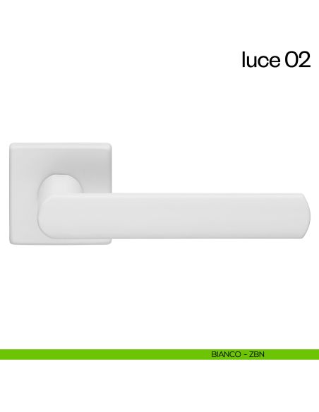 Maniglia per porta Luce 02 dnd bianco