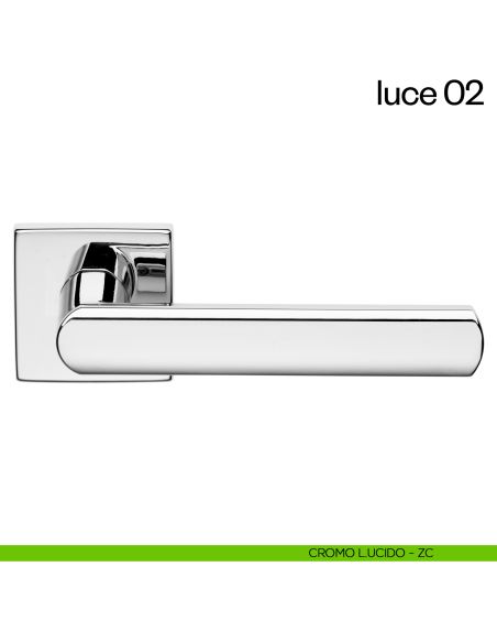 Maniglia per porta Luce 02 dnd cromo lucido