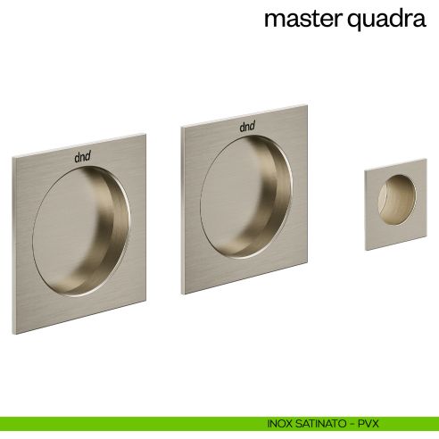 Maniglia incasso Master Quadra cieca dnd inox satinato