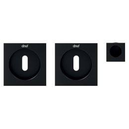 Maniglia incasso Master Quadra con foro chiave e serratura dnd