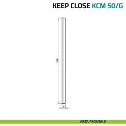 Incontro magnetico per porta in vetro Simonswerk Keep Close KCM 50/G 2