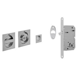 Maniglia incasso Master Quadra con nottolino e serratura dnd 2