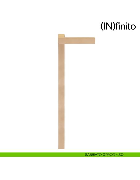 Infinito dnd handles placca lunga sabbiato opaco