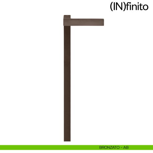 Infinito dnd handles placca lunga bronzato