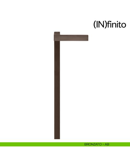 Infinito dnd handles placca lunga bronzato