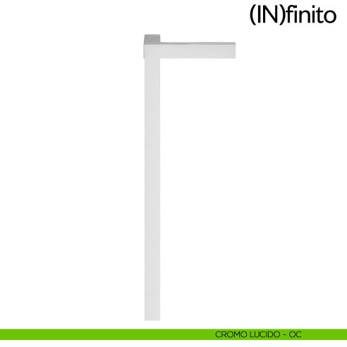 Infinito dnd handles placca lunga cieca cromo lucido