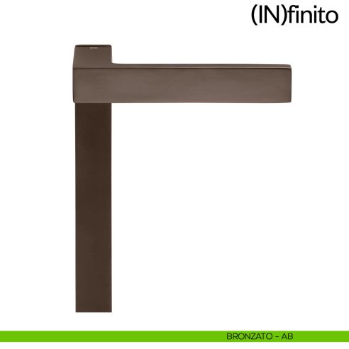 Infinito dnd handles placca corta cieca bronzato