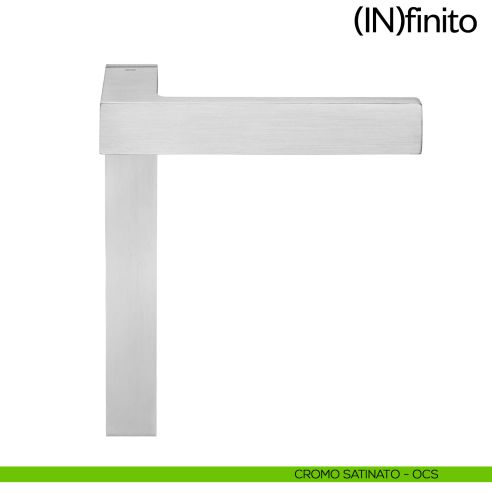 Infinito dnd handles placca corta cieca cromo satinato