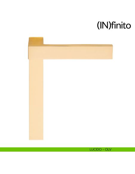 Infinito dnd handles placca corta cieca lucido