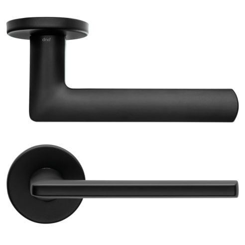 Maniglia per porta Luce P dnd handles con rosetta tonda