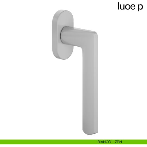 Maniglia per finestra martellina DK Luce P dnd bianco